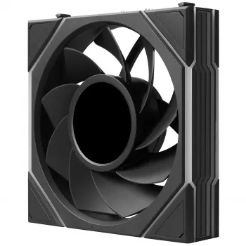 Lian Li UNI FAN TL LCD FLEX Wireless 120mm Reverse Blade ARGB PWM-fläkt med LCD-display – svart