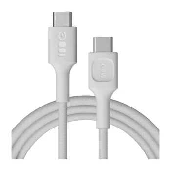 Green Cell PowerStream USB-C till USB-C-kabel 100W PD 2 m vit