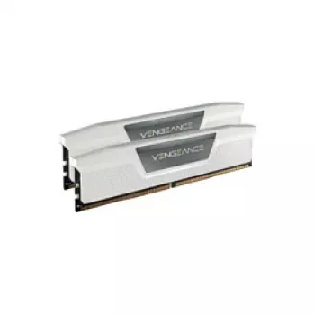 CORSAIR Vengeance RGB 32GB (2x16GB) DDR5 6000MHz CL38 vitt arbetsminneskit för stationär dator