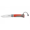 Opinel No. 08 Outdoor röd fickkniv multifunktion