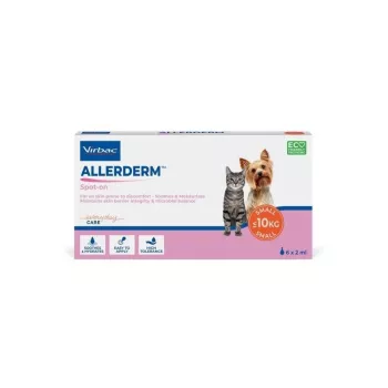 VIB Virbac Allerderm schampo för normal hud på hundar och katter 250 ml