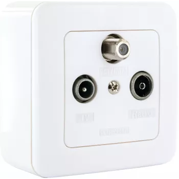 Schwaiger SAT enkel förgreningsdosa 2,5 dB set