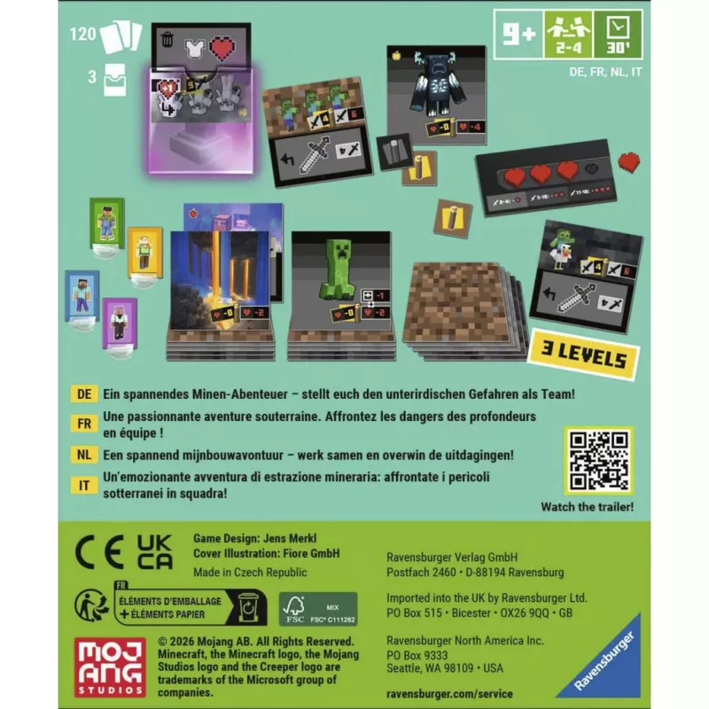 RAVENSBURGER Minecraft: Digging Down strategispel