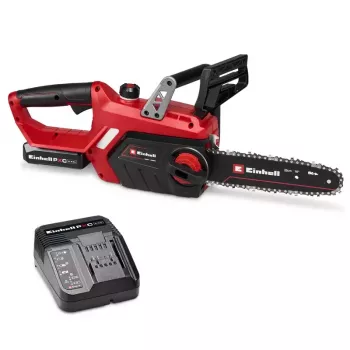 Einhell GE-LC 18/25-1 Li Kit batteridriven kedjesåg med 3,0 Ah batteri och laddare
