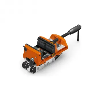 FEIN VersaMAG VISE 160 L set magnetskruvstäd med 160 mm backbredd och 15 kN spännkraft