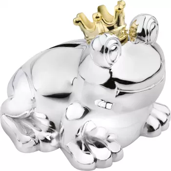 Zilverstad sparbössa Froschkönig silver oxideringsskyddad 6144261