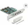Delock PCI Express x4-kort till 4 x USB Type-C™ 10 Gbit/s - låg profil