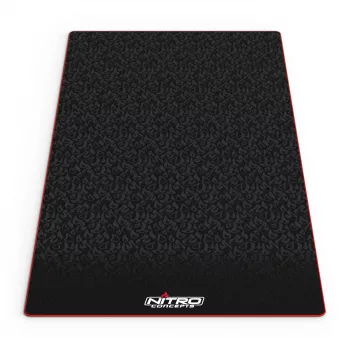 Nitro Concepts golvmatta för sim racing-riggar, 150 x 75 cm, halksäker, svart