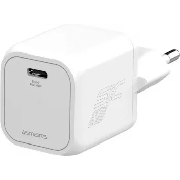 4smarts PDPlug SiC 45W USB-C väggladdare vit