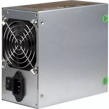 Inter-Tech HA-600AA2-Rev 600W ATX-nätaggregat – svart, icke-modulärt, 120mm fläkt