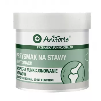 ANF ANIFORTE Joint Snack hundgodis 50g – glukosamin, kondroitin, grönläppsmussla, MSM & hyaluronsyra – naturligt ledstöd för hundar