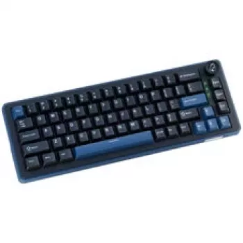 Ducky OK-M 65 mekaniskt speltangentbord, 65 % formfaktor, hot-swappable, RGB-bakgrundsbelysning, ANSI-layout, KTT Baby Blue-switchar