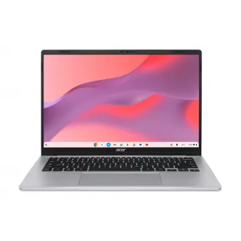 Acer Chromebook 314 CBO314-2H-87Q3 14 inch Full HD Chromebook - MediaTek MT8183, 4GB RAM, 64GB eMMC, Chrome OS, Pure Silver - tyskt tangentbord