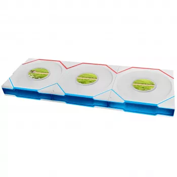 Lian Li UNI FAN TL120 LCD FLEX Wireless ARGB 120mm PWM chassifläkt 3-pack vit
