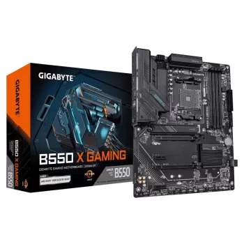 GIGABYTE B550 X Gaming AM4 ATX-moderkort med DDR4, 2.5GbE, Wi-Fi 6, 2x M.2