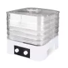 MEO MR-768 MAESTRO torkapparat för grönsaker och frukt, 520 W, 5 nivåer, justerbar temperatur 35-70°C, timer upp till 48h, vit & transparent