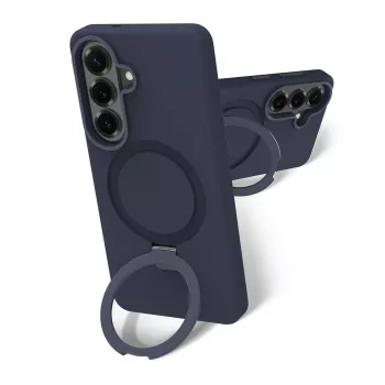 dbramante1928 Roskilde baksidesöverdrag för Samsung Galaxy S26 – Deep Water – magnetiskt stöd, MagSafe-kompatibel – ICON