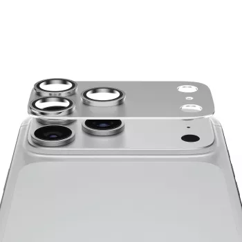 PanzerGlass Fender kameraobjektivskydd för iPhone 18 Pro, silver (PG08180)