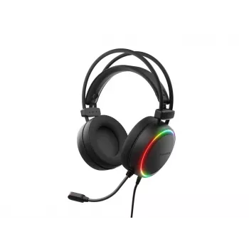 Genesis Neon 614 RGB USB gamingheadset med mikrofon, svart