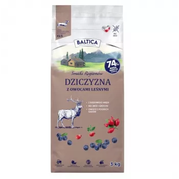BA5 BALTICA Flavours of Regions vilt med skogsbär torrfoder för små raser 3 kg
