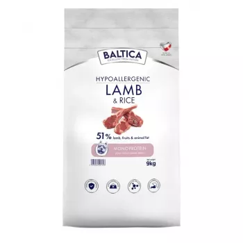 BALTICA Nutraceutic Adult lamm & ris Small Breed Mono torrfoder för hundar 9 kg