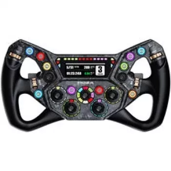 Moza Racing KS Pro ratt – 300 mm kolfiber simracing-ratt med RGB-knappar och magnetiska växelpaddlar