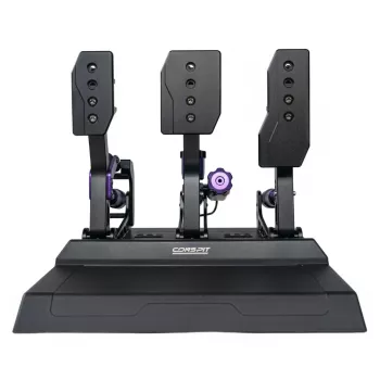 Conspit CPP-Lite 3-pedalset med load-cell-broms, hall-effect-gas och koppling, CNC-aluminium, USB, PC