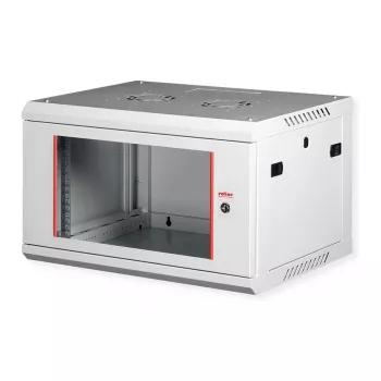 ROLINE 19 inch väggskåp Basic Plus 6U, 600x450 mm, grå