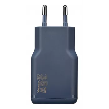 TUCANO ONE POWER KIT 35W GaN-laddare med 60W USB-C-kabel indigo