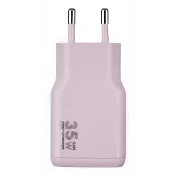 TUCANO ONE POWER KIT 35W GaN-laddare med 60W USB-C-kabel rosa