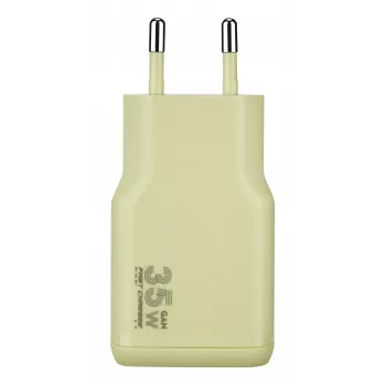 TUCANO ONE POWER KIT 35W GaN-laddare med 60W USB-C-kabel - Citrus