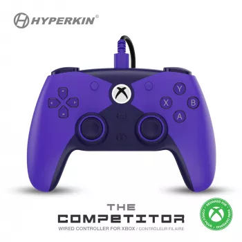 Hyperkin Competitor Wired Controller for Xbox Series X|S, Xbox One & PC - Purple