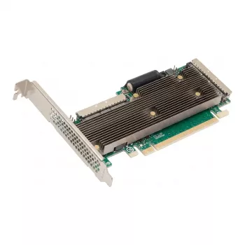 Broadcom MegaRAID 9760W-32i PCIe 5.0 x16 NVMe/SAS RAID-kontroller, 32 interna portar, 8GB cache, låg profil