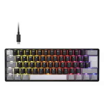 Corsair CLIPPER PRO MINI 60 Hall Effect 60% trådbundet USB magnetiska switchar QWERTZ svart gaming-tangentbord