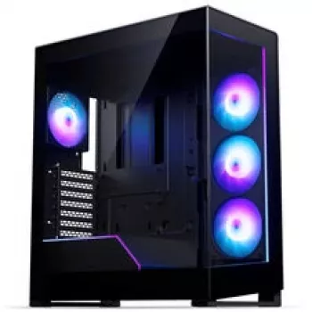 Phanteks NV5X mid-tower PC-chassi, E-ATX, härdat glas, ARGB, svart