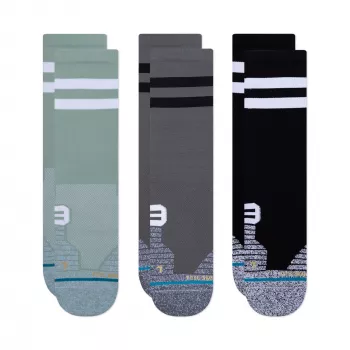 Stance Franchise Crew löparstrumpor 3-pack – flerfärgad, storlek L
