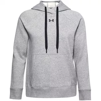 Under Armour Rival Fleece Hoodie Dam Mod grå/vit