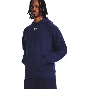 Under Armour Rival Fleece hoodie marinblå 1379757 410 XL