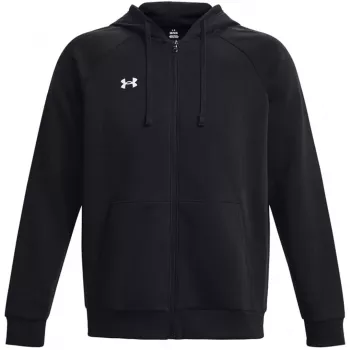 Under Armour herr Rival Fleece Full-Zip hoodie svart 1379767 001