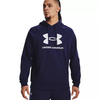 Under Armour Rival Fleece Logo HD hoodie herr navy Medium