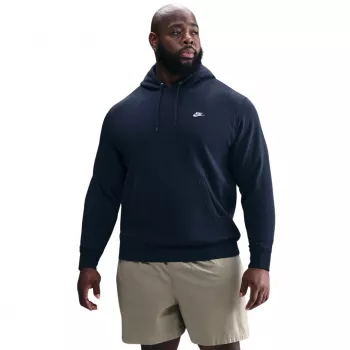 Nike Club Fleece herr pullover hoodie midnattsblå storlek S
