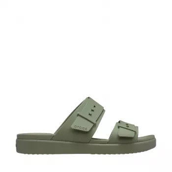 Crocs Brooklyn Buckle Low dam platåsandaler grön 211215 3BX 38-39