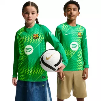 Nike FC Barcelona Stadion målvakt barn fotbollströja 2026/27 grön II3610 324 XL