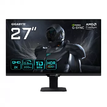 GIGABYTE G27Q20T EK 27 inch QHD 200Hz SS-IPS gamingbildskärm - svart