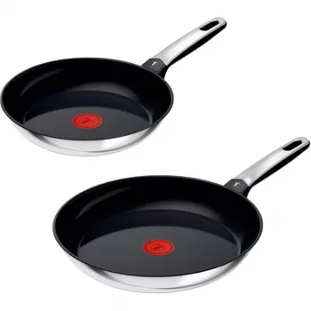 Tefal Emotion stekpannset i rostfritt stål, 2 delar, 24/28 cm