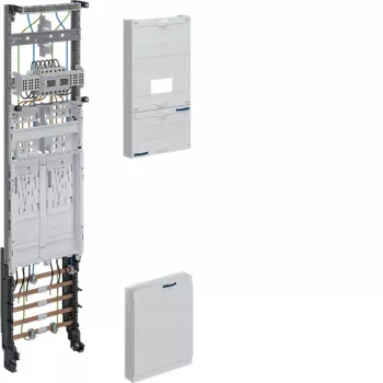 Hager univers Z komplett mätartavla 2x ZH3EL22T BKE-I 1050mm