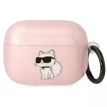 Karl Lagerfeld KLAPHNCHTCP AirPods Pro-skal rosa Ikonik Choupette