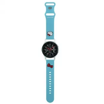 Hello Kitty universellt silikonarmband Kitty Head blått 22 mm