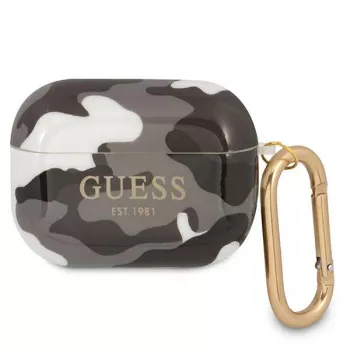 Guess GUAPUCAMG AirPods Pro-skal svart Camo-kollektion