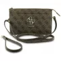 Guess Phone Pouch 4G Big Logo – brun crossbody-väska med kortfack
